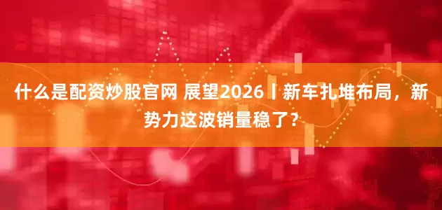 什么是配资炒股官网 展望2026丨新车扎堆布局，新势力这波销量稳了？